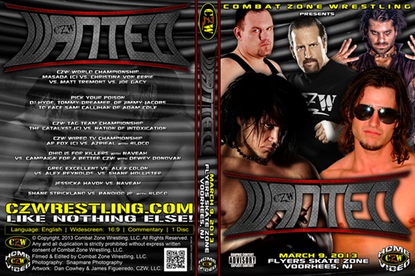 CZW DVD "Wanted", March 9th, 2013 CZW DVD "Wanted", March 9th, 2013