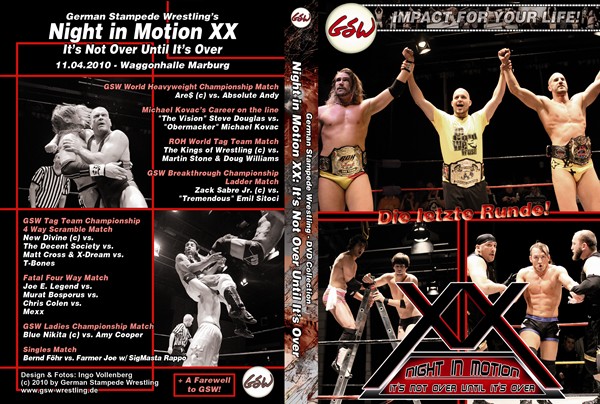 GSW DVD: GSW Night in Motion XX - 11.04.2010, Marburg